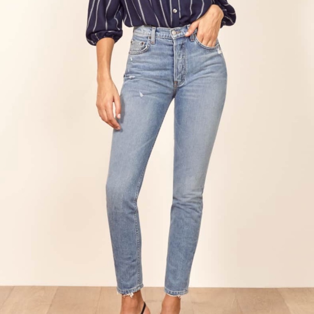 Reformation Melissa High And Skinny Jeans